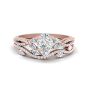 lab-made-pear-cut-twisted-engagement-ring-set-in-rose-gold-FDENR3211PE-NL-RG